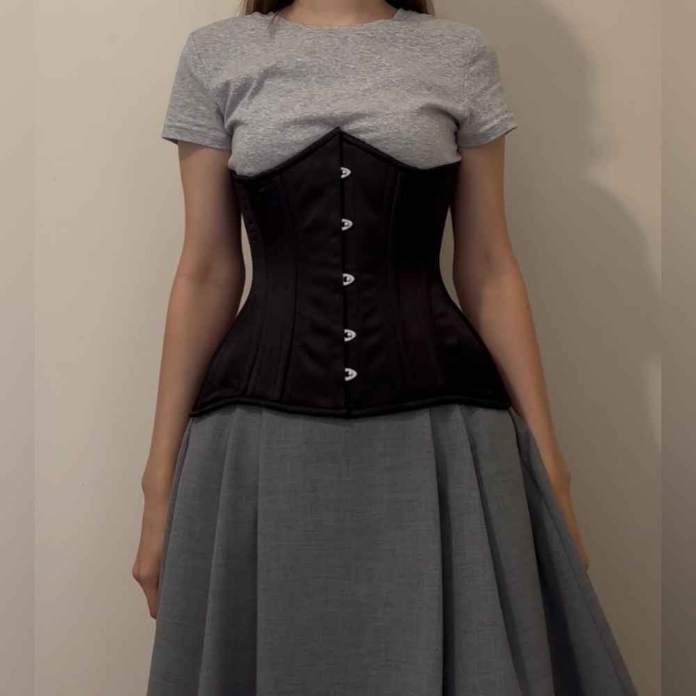 Satin Hourglass Curve Longline Underbust Corset